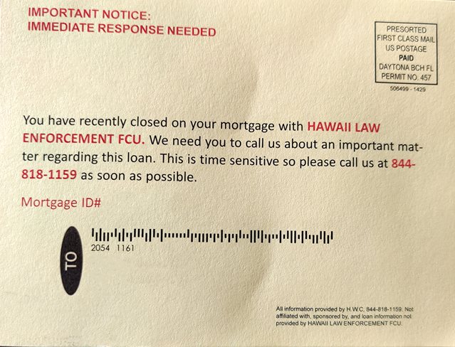 mortgage scam